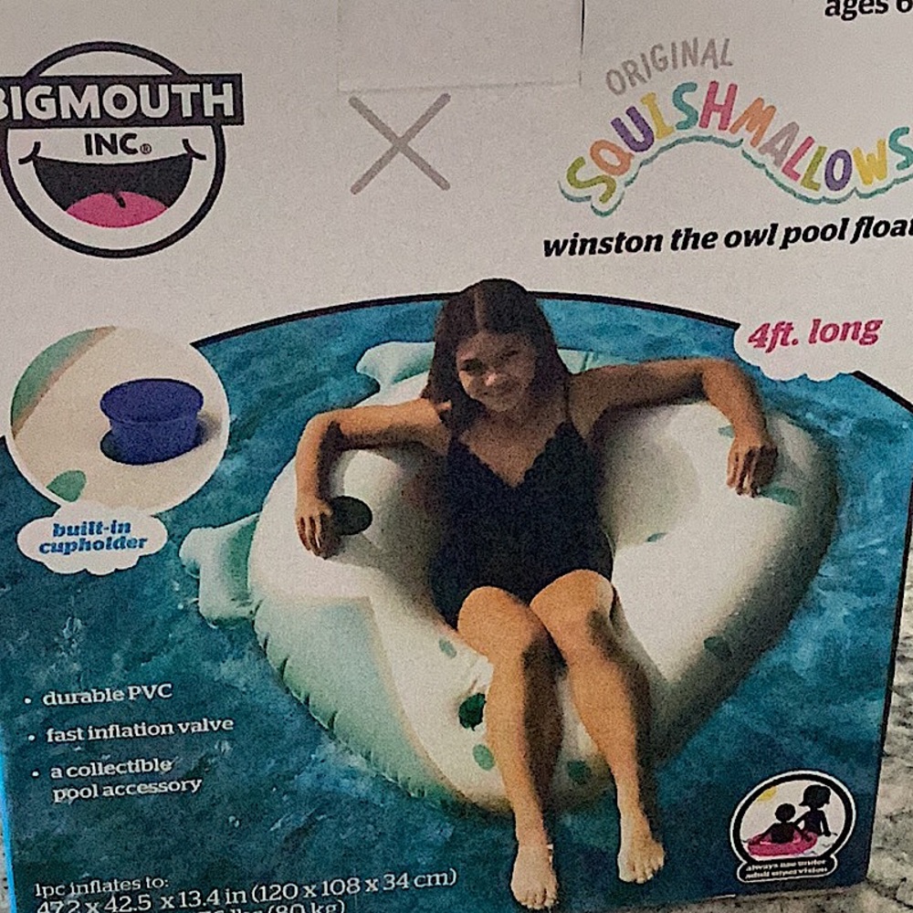 Squishmallows Pool Float - White